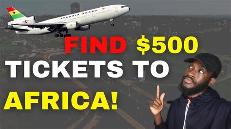 Find airfare and ticket deals for cheap flights from Houston, TX to Africa. Search flight deals from various travel partners with one click at $383.